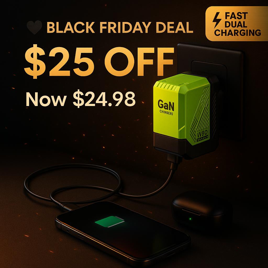 4-in-1 GaN Fast Charger — Compact, Retractable & Powerful ⚡
